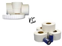 Direct Thermal vs. Thermal Transfer Label printing